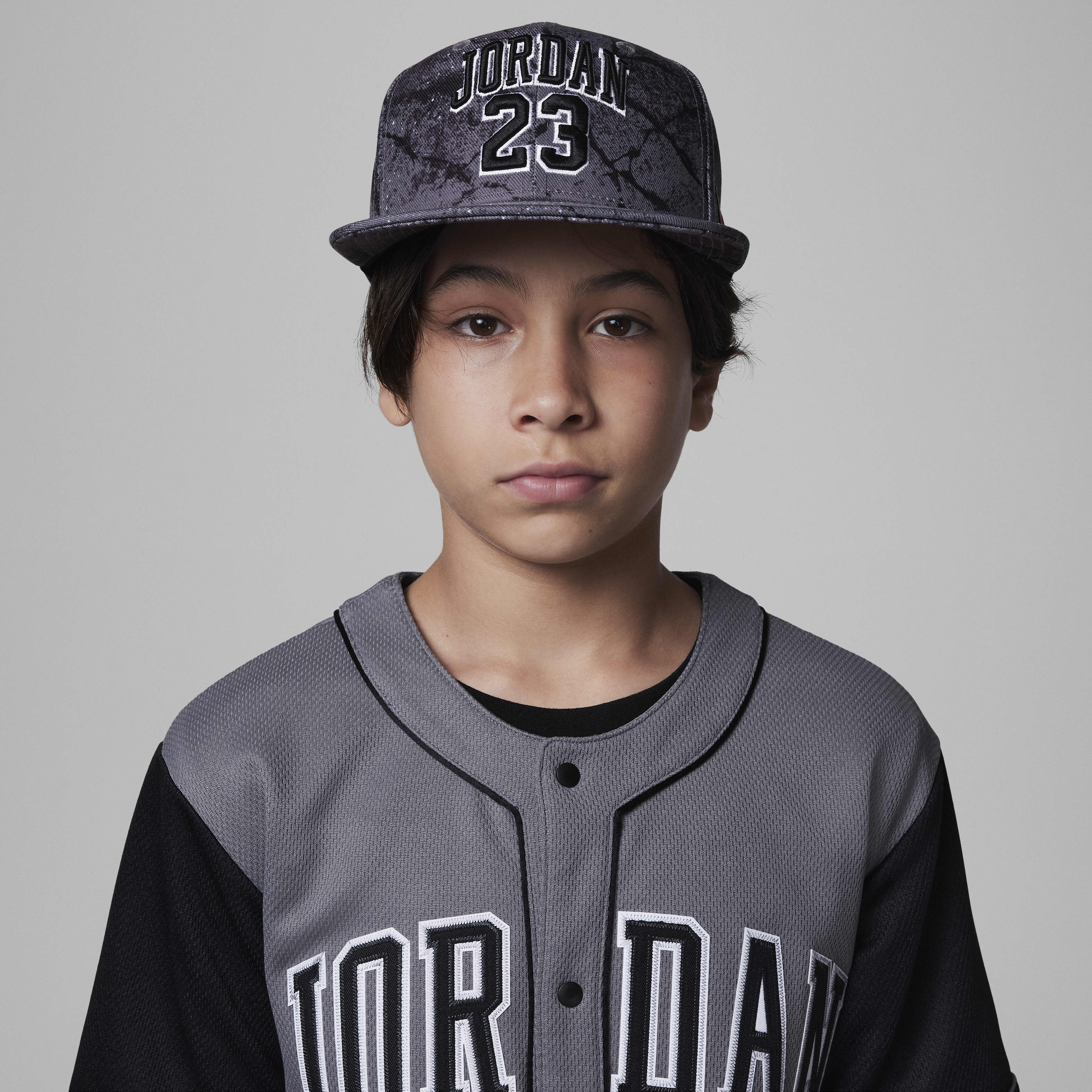 Nike Jordan Jersey Flat Brim Cap Older Kids Hat King s Cross